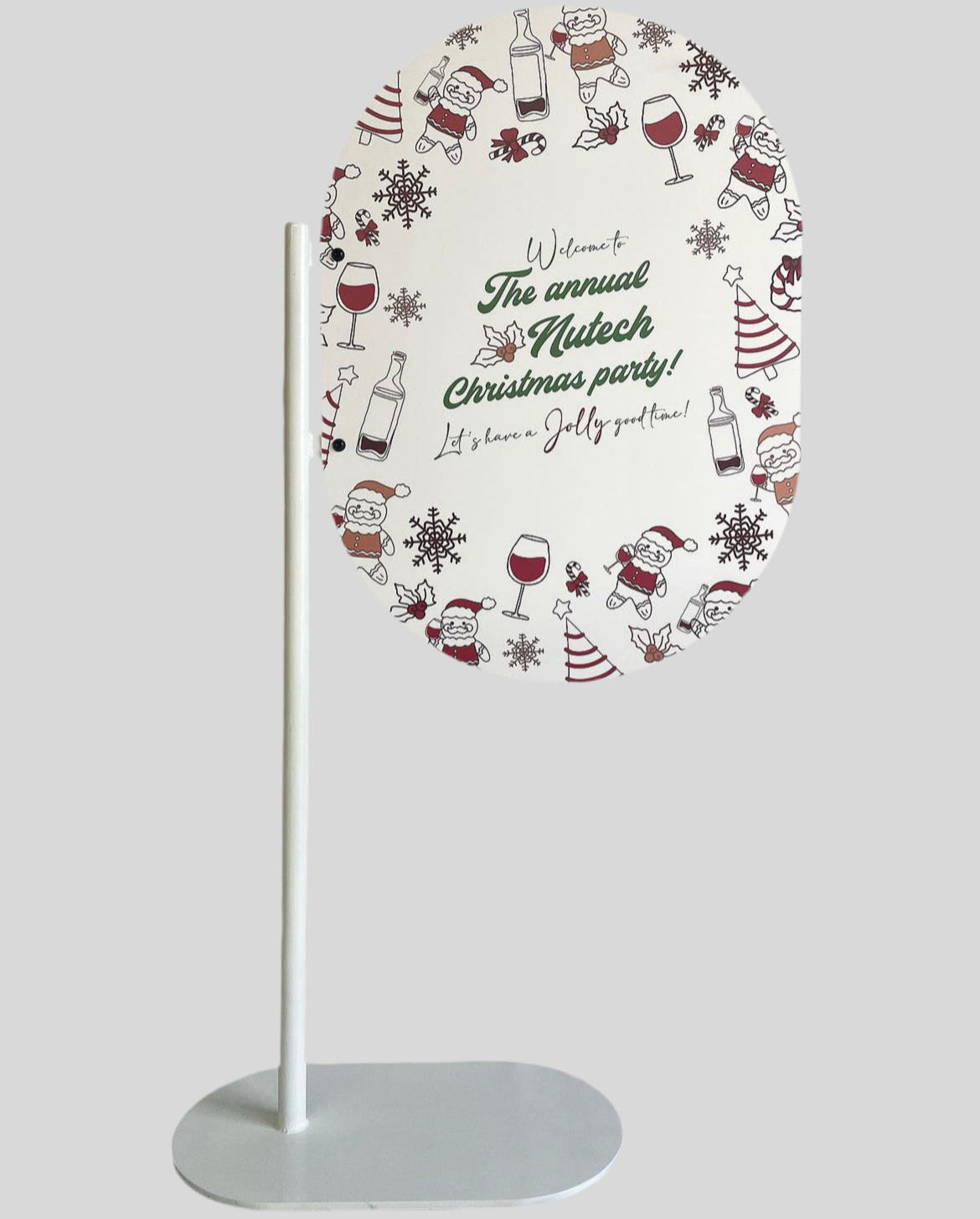 Flagpole Stand - White