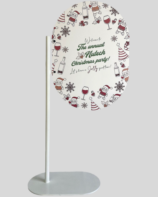 Flagpole Stand - White
